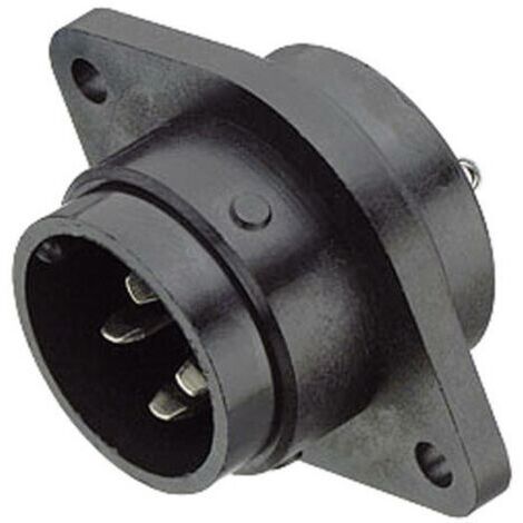 Connecteur Rond Binder 5 Pôles - Cosse Mâle/embase Femelle, IP67, Cuivre Plaqué Or, 1 Pièce - 7
