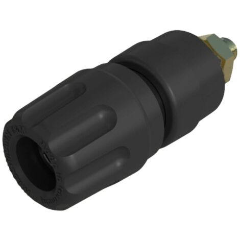 Borne de polarité Ø stylo (détails): 4 mm SKS Hirschmann PKI 10 A Au 930103700 noir 35 A 1 pc(s)