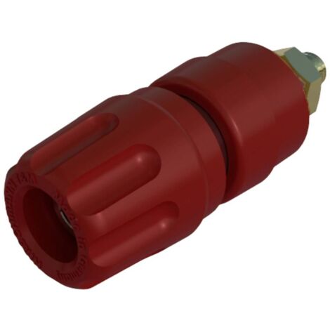 Borne de polarité Ø stylo (détails): 4 mm SKS Hirschmann PKI 10 A Au 930103701 rouge 35 A 1 pc(s)