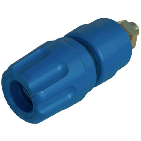 Borne de polarité Ø stylo (détails): 4 mm SKS Hirschmann PKI 10 A Au 930103702 bleu 35 A 1 pc(s)