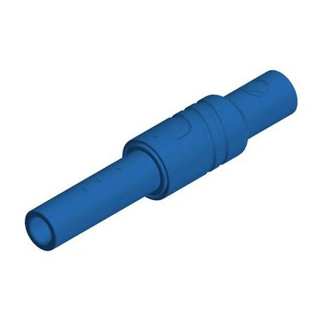 Fiche banane femelle de sécurité Ø de la broche: 4 mm Hirschmann Test & Measurement KUN S 934096102 bleu 1 pc(s) (1/2)