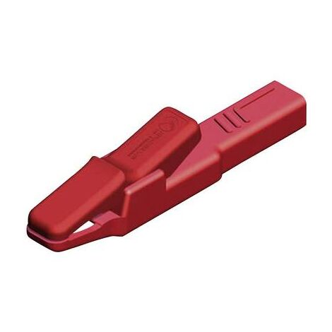 Pince crocodile 25 A noir Hirschmann Test & Measurement 932146100 Plage de serrage max.: 9.5 mm Longueur: 80.5 mm 1 pc( (1/2)