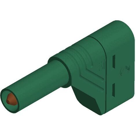 Fiche banane mâle de sécurité Ø de la broche: 4 mm Hirschmann Test & Measurement LAS S W 934098104 vert 1 pc(s)