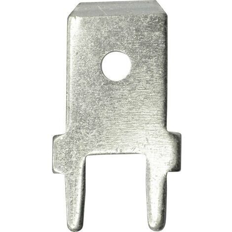 Languette 6.3 x 0.8 mm Vogt Verbindungstechnik 3866A.68 180 ° non isolé métal 100 pc(s) (1/3)