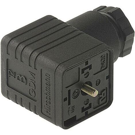 Prise femelle avec insert électronique noir GDML 2016 GB 1 Pôle:2 + Terre 934 407-100-1 Hirschmann Contenu: 1 pc(s) D24259 (1/2)