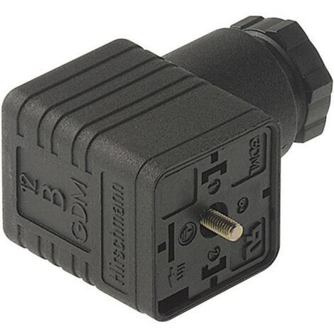 Prise femelle avec insert électronique gris GDML 2016 GB 1 Pôle:2 + Terre 934 407-106-1 Hirschmann Contenu: 1 pc(s) (1/2)
