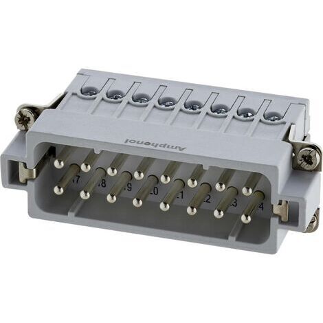 Amphenol C146 10A016 002 4-1 Insert mâle contacts argentés 1 pc(s) (1/2)