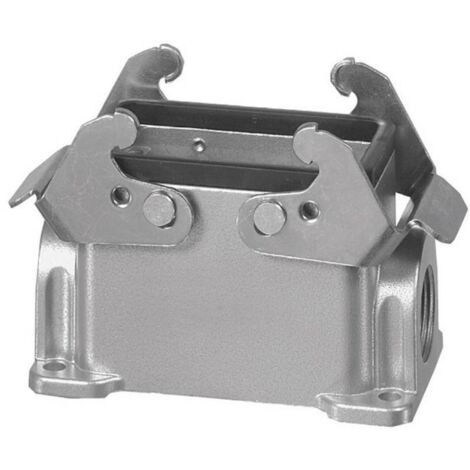 Amphenol C146 10N010 500 1-1 Embase à monter en saillie 2 doubles étriers, 1 sortie de câble, version basse 1 pc(s) (1/2)