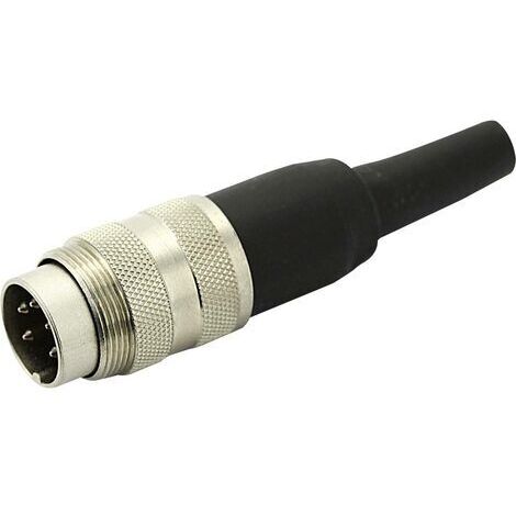 Amphenol T 3475 001 Cosse cylindrique mâle mâle, droit Nombre total de pôles: 7 Série (connecteur rond): C091 1 pc(s) D17796 (1/4)