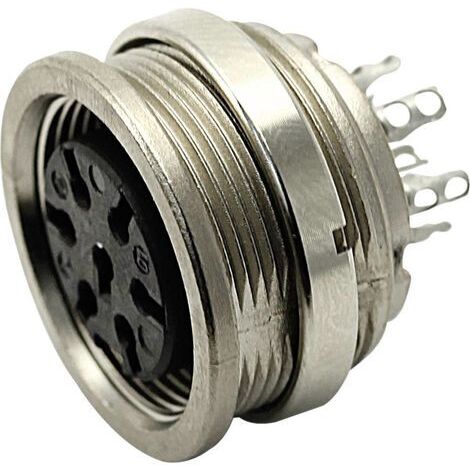 Amphenol T 3487 000 Cosse cylindrique mâle embase femelle Nombre total de pôles: 7 Série (connecteur rond): C091 1 pc(s (1/4)