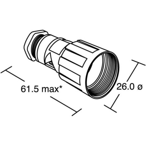 Bulgin PX0800 Cosse cylindrique mâle embase mâle Série (connecteur rond): PX08 1 pc(s) D17250 (1/3)