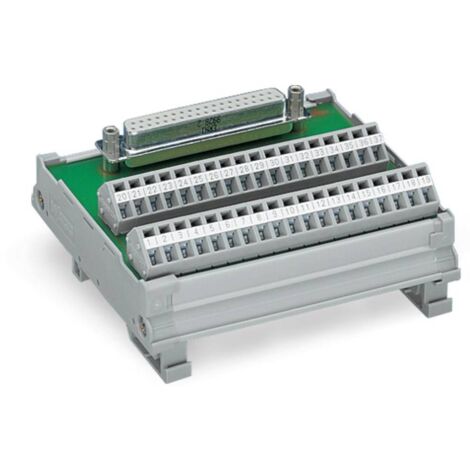 Module d'interface SUB-D mâle 37 pôles 0.08 - 2.5 mm² WAGO 289-558 D17306 (1/3)