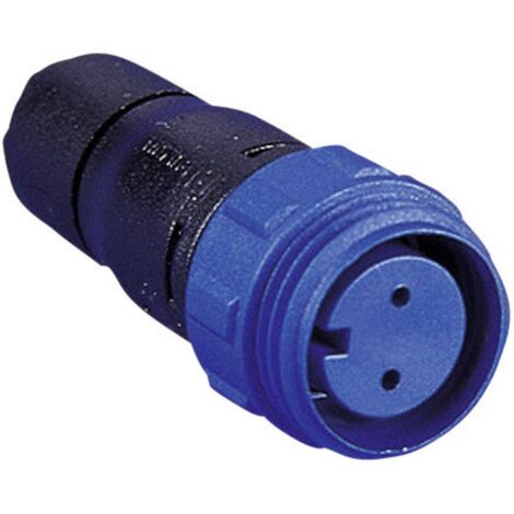 Bulgin PX0411/02S/5560 Cosse cylindrique mâle mâle, droit Nombre total de pôles: 2 Série (connecteur rond): PX04 1 pc(s (1/2)