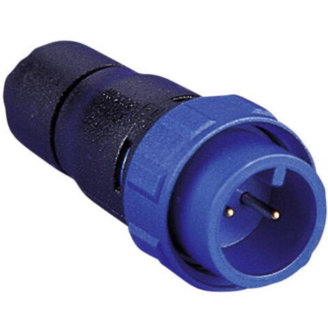 Bulgin PX0410/02P/5560 Cosse cylindrique mâle mâle, droit Nombre total de pôles: 2 Série (connecteur rond): PX04 1 pc(s (1/2)