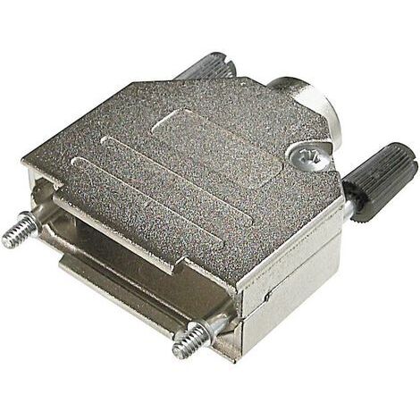 Capot SUB-D 37 pôles ASSMANN WSW AMET-37 RS métal 180 ° argent 1 pc(s) D19311 (1/2)