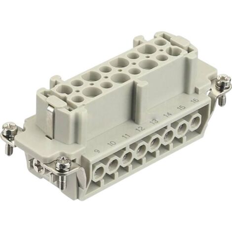 HARTING 09330162701 Insert femelle Han® E 16 + PE raccord à vis 1 pc(s) D19300 (1/3)