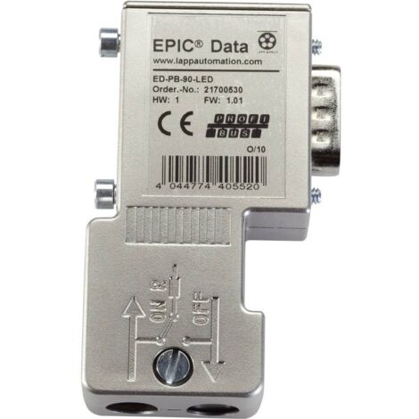 Connecteurs EPIC® Data PROFIBUS à 90° LED à visser 1 pc(s) LAPP EPIC® ED-PB-90-LED-S 21700530 (1/2)