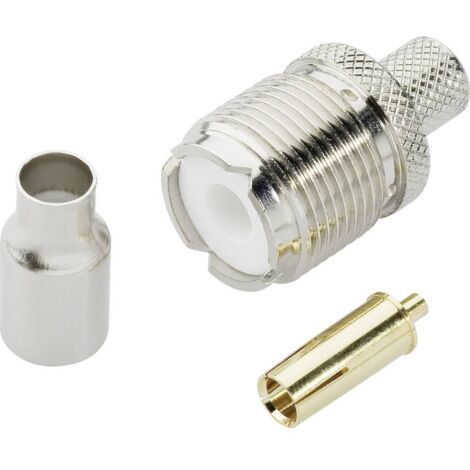 BKL Electronic 0406076 0406076 Connecteur UHF femelle, droit 50 Ω 1 pc(s) D19659