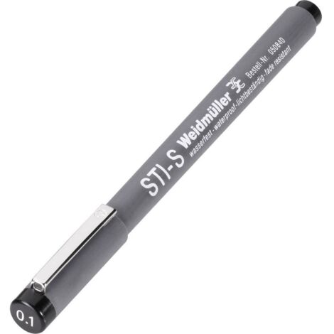 Stylo feutre Weidmüller STI Waterproof schwarz 508401694-1 1 pc(s) D15159 (1/2)