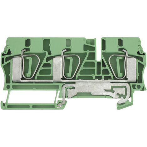 Bloc de jonction de protection Weidmüller ZPE 6/3AN 7907400000-1 vert-jaune 1 pc(s) D15332 (1/2)