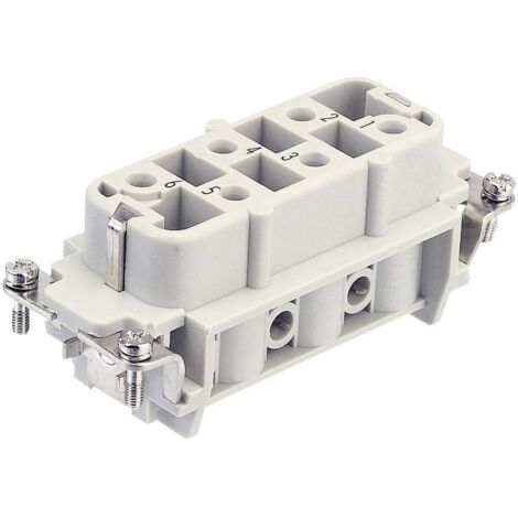 HARTING 09310062711 Insert femelle Han® HsB 6 + PE raccord à vis 1 pc(s) D15414 (1/3)
