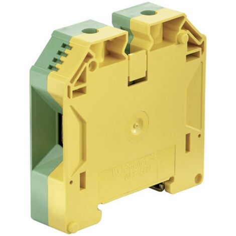 Bloc de jonction de protection Weidmüller WPE 50N 1846040000-1 vert-jaune 1 pc(s) D15402 (1/2)