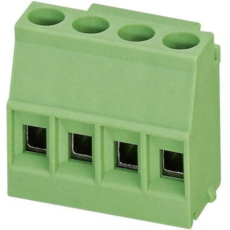 Bornier à vis Phoenix Contact MKDSO 2,5/ 4-L 1707234 2.50 mm² Nombre de pôles 4 vert 1 pc(s) D12215 (1/5)