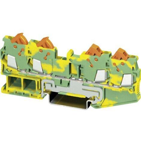 Bloc de jonction pour conducteur de protection Contenu: 1 pc(s) Phoenix Contact QTC 1,5-QUATTRO-PE 3205093 (1/2)