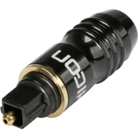 Toslink mâle, droit Hicon HI-TL01 Nombre de pôles: 1 noir 1 pc(s) (1/2)