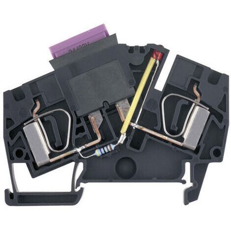 Bloc de jonction à fusible Weidmüller ZSI 6-2/FC LD 1814700000-1 noir 1 pc(s) D11108 (1/5)