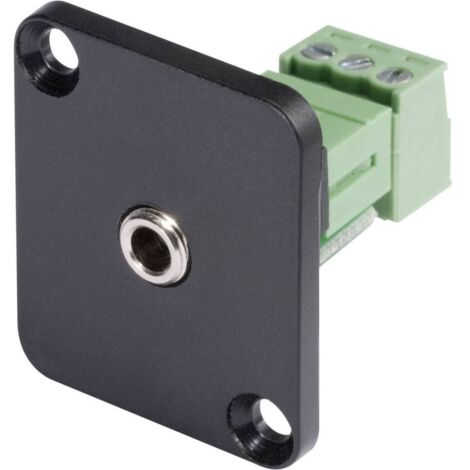 Connecteur XLR Femelle Hicon HI-X3DF-M – 3 Pôles, Contacts Droits, Noir, Pour Audio Professionnel