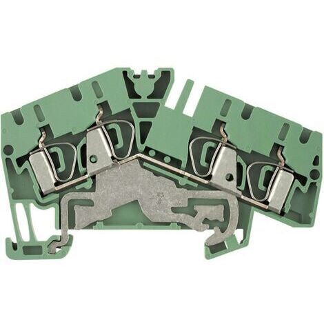 Bloc de jonction de protection Weidmüller ZPE 4-2/4AN 1807090000-1 vert-jaune 1 pc(s) D11044 (1/5)