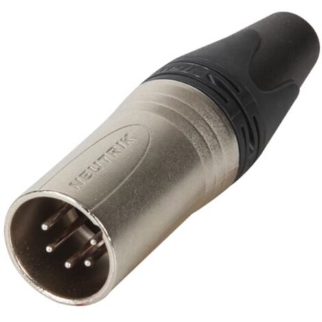 XLR mâle, droit Neutrik NC5MXX Nombre de pôles: 5 argent 1 pc(s) (1/2)