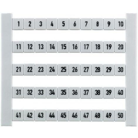 Weidmüller 523060011-50 Marquage de bornes 50 pc(s) D16778 (1/2)