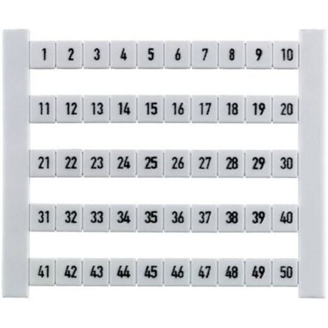 Weidmüller 523060031-50 Marquage de bornes 50 pc(s)