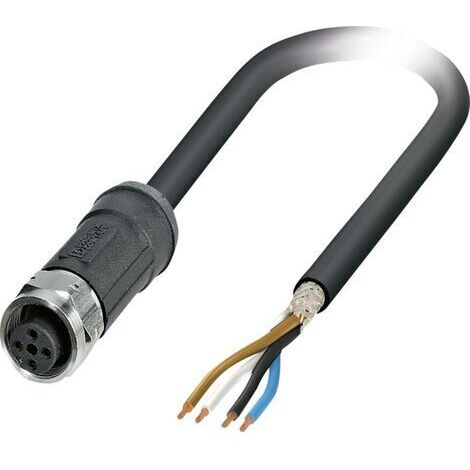 Câble blindé pour capteurs/actionneurs pour applications extérieures Phoenix Contact SAC-4P- 5,0-28X/M12FS SH OD 145416 (1/5)