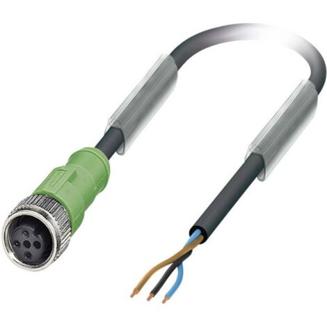 Câble pour capteurs/actionneurs Phoenix Contact SAC-3P- 3,0-PUR/M12FS 1694499 Contenu: 1 pc(s) (1/3)