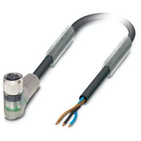 Câble pour capteurs/actionneurs Phoenix Contact SAC-3P- 1,5-PUR/M 8FR-2L 1671069 Pôle: 3 avec LED Contenu: 1 pc(s) (1/3)