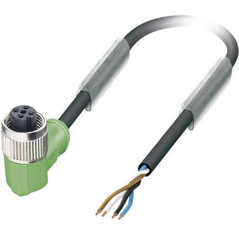 Câble pour capteurs/actionneurs Phoenix Contact SAC-4P-10,0-PUR/M12FR 1681389 Contenu: 1 pc(s) (1/2)