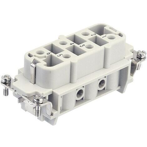 HARTING 09310062701 Insert femelle Han® HsB 6 + PE raccord à vis 1 pc(s) D10331 (1/5)