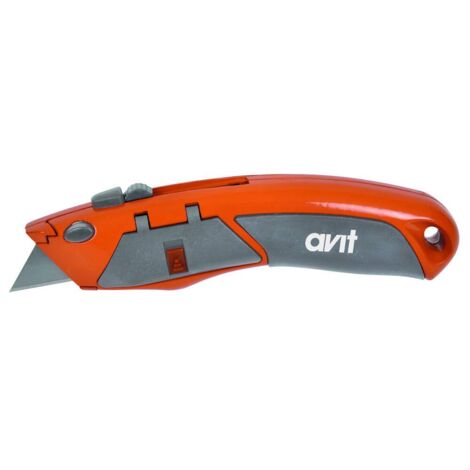 Cutter avec lame rétractable et fonction recharge de lame automatique AVIT AV01010 C19548 (1/2)