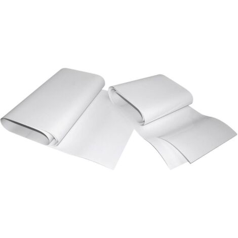 Film mousse de protection anti-gravillons transparent – Lot de 2 pièces 20 x 140 cm et 1 pièce 140 x 30 cm – Épaisseur 100 Mµ – Installation simple - C32894 (1/6)