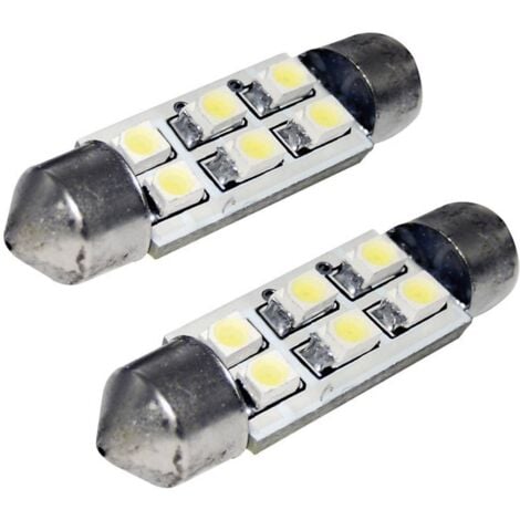 Ampoule navette LED Eufab LED SOFFITTE 41MM CAN-BUS 13295 S8.5 N/A  Puissance: 1