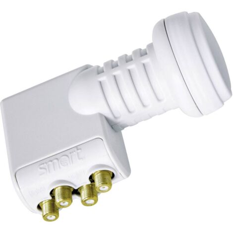 Tête LNB quad Smart Titanium Universal TQS avec switch Nombre d'abonnés : 4 (1/2)