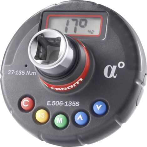 Facom – Adaptateur de couple de serrage 1/2" – Préréglage 9 couples – Affichage LED rétroéclairé – Précision ± 3%