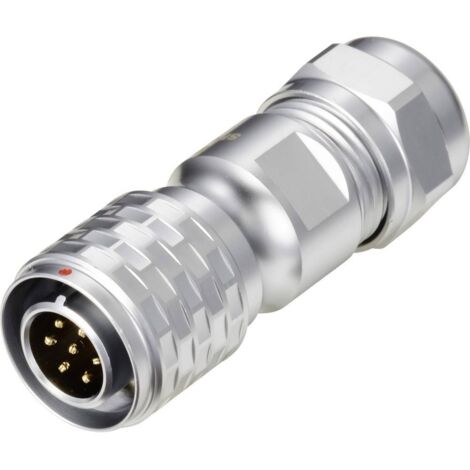 circulaire mâle, droit Ø 12 7 pôles 125 V/AC 5 A IP67 Push-Pull Weipu SF1210/P7 II D93693 (1/4)