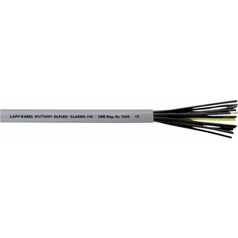 LAPP ÖLFLEX® CLASSIC 110 Câble de commande 3 G 1.50 mm² gris 1119303-50 50 m - gris