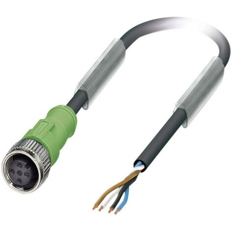 Câble pour capteurs/actionneurs Phoenix Contact SAC-4P- 1,5-PUR/M12FS 1668108 Contenu: 1 pc(s) (1/3)