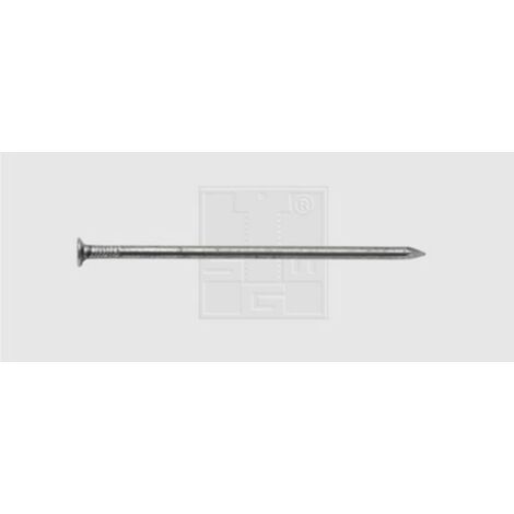 Clou pointe tête homme 98264510012 – Diamètre 4.5 mm – Longueur 100 mm – Acier blanc – Poids 5 kg pour fixations bois sur bois – SWG (1/2)