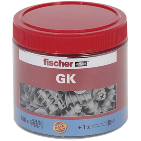 Fischer – Cheville pour plaques de plâtre 531028 22 mm – Fixation rapide sans pré-perçage – Pour vis à bois et tôle – 1 pièce - MM 1 PC (1/3)